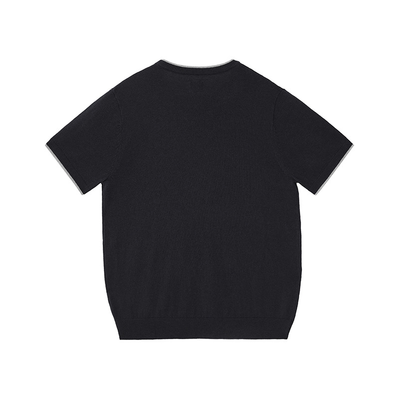 Colour-Block Crew-Neck Tee