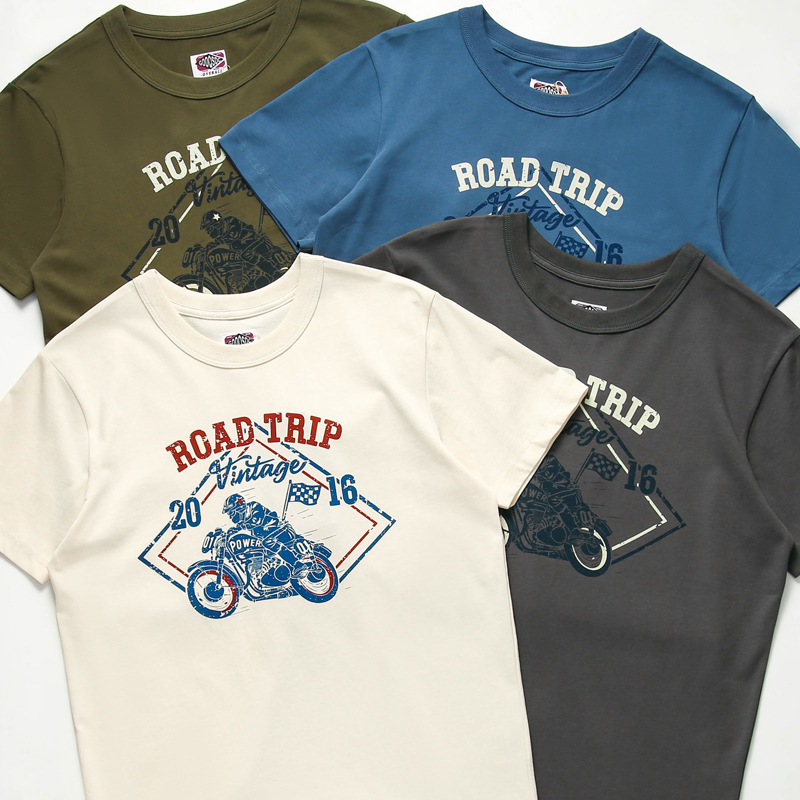 Moto Graphic Crew-Neck Tee