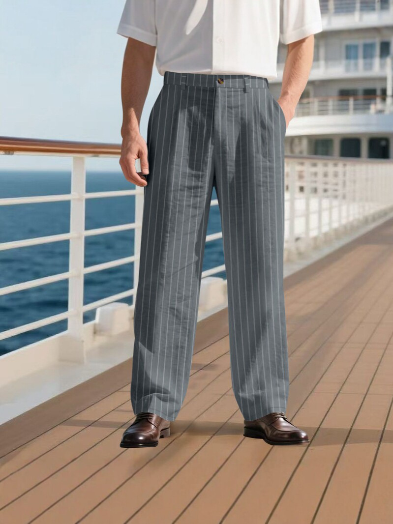 Relaxed Fit Cargo Denim