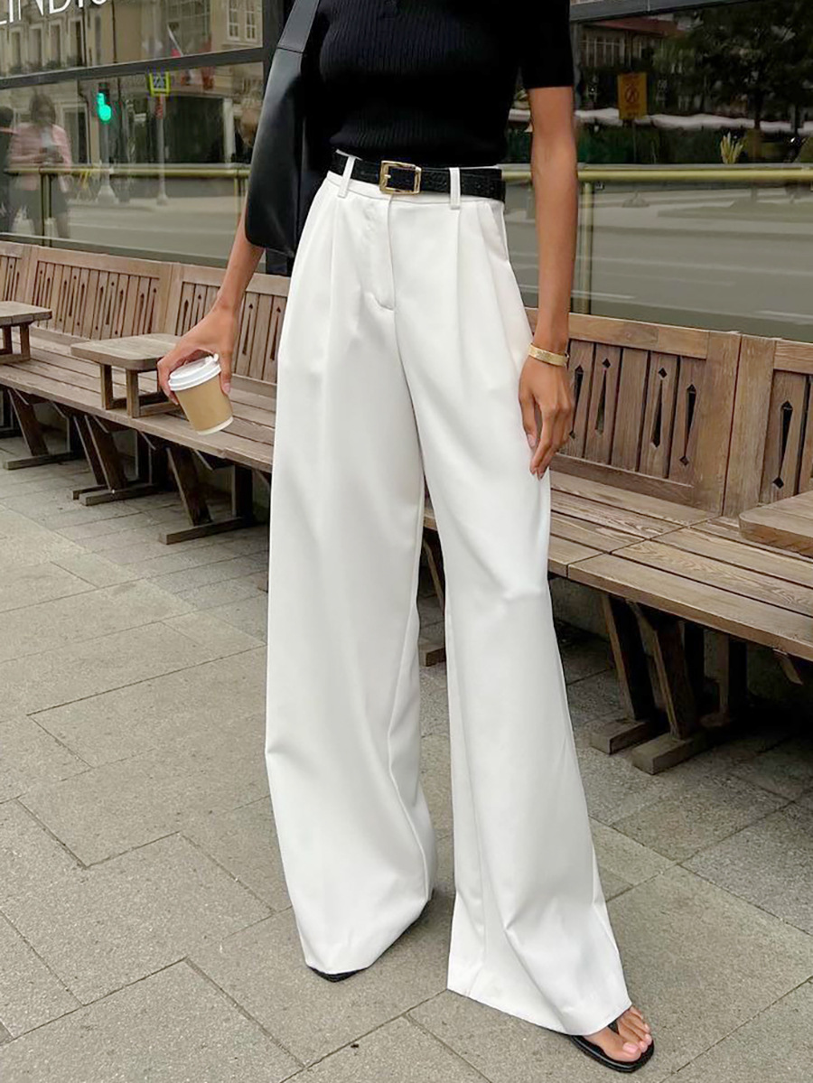 Versatile Minimalist Casual Trousers