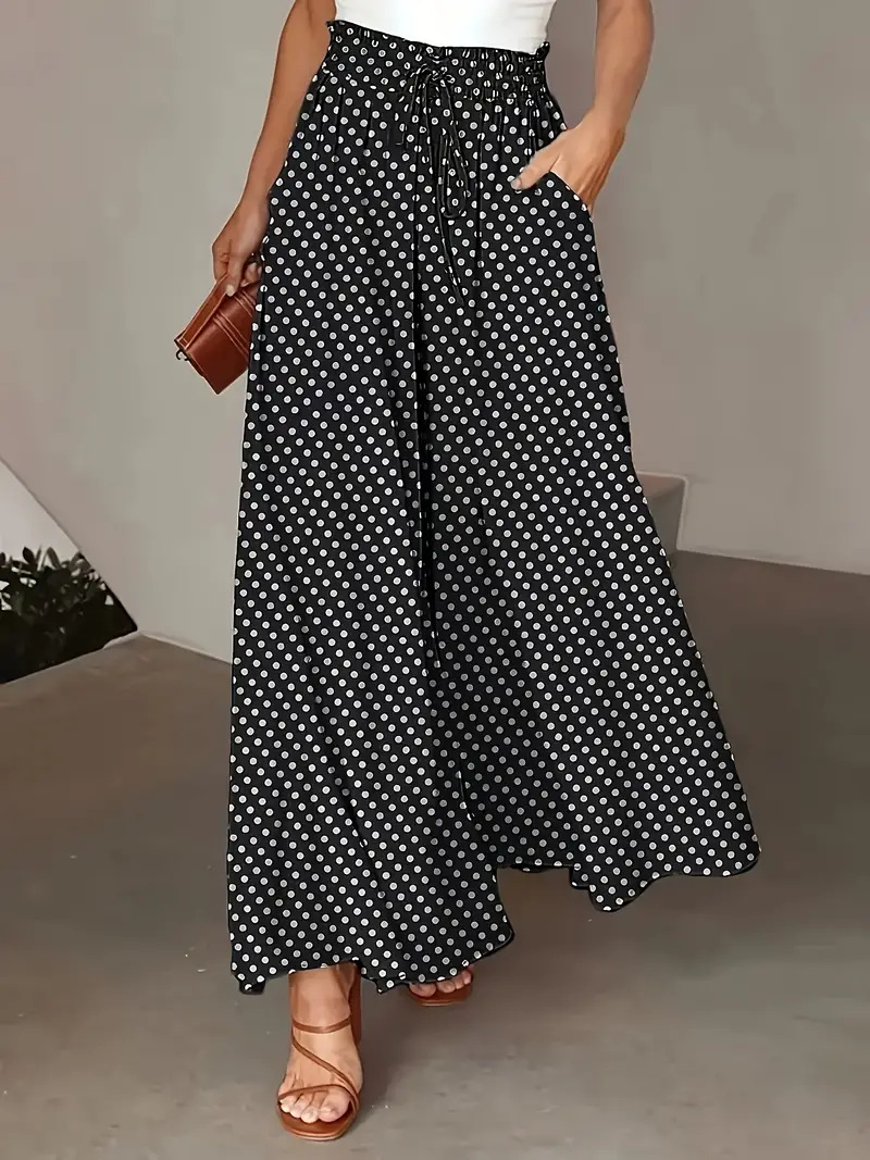 Bohemian Wide-Leg Trousers
